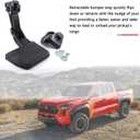 Rear Bed Step Tailgate Bedstep Compatible with Toyota Tacoma 2024 2025 2026, Folding Truck Step Retractable Bumper Tailgate Step Replace pt392-35920