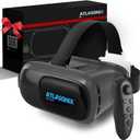 VR Headset for Kids - Virtual Reality Headset, VR Headset for Phone - with Controller | Virtual Reality Game System for iPhone and Android | 3D Virtual Reality Goggles with Remote Control (Blue)