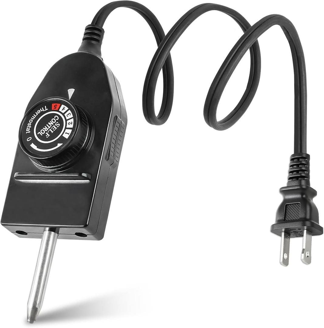 1m 06900 Probe Temperature Control Thermostat Cord Compatible with Presto Skillets/Griddles/Grills/Frypans, Electric Griddle Cord with 1-3/8" Spacing, 400F Range, Griddle Replacemnet Parts
