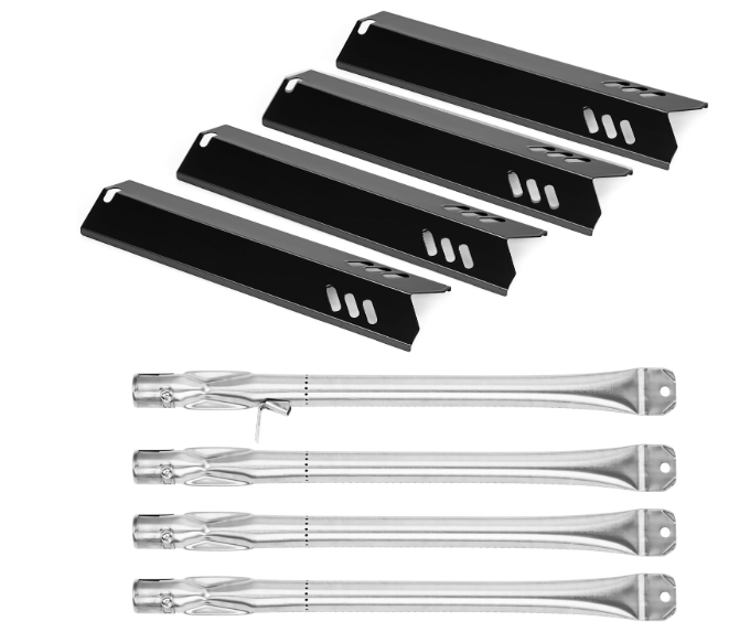 Grill Replacement Parts for Outdoor Gourmet 4 Burner GR2215120OG00 Gas Grill, 15" Grill Heat Shields & Burner Covers for Dyna Glo DGF510SBP, Heat Plates Replacement Parts for Dynaglo Grill Parts