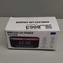 Smart Alarm Clock with Wireless Charging, Bluetooth Speaker with 15W Fast Charging Station, RGB Night Light & White Noise Sleep Aid, Digital Clock for Bedrooms with Timer & Custom Alarms