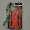 FNTCASE for Motorola Moto G-5G-2025 Case: Military Grade Drop Proof Protection Mobile Cover with Kickstand | Matte Textured Rugged Shockproof TPU | Protective Sturdy Phone Case - Orange