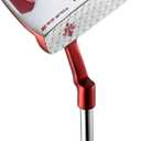 MAZEL Tour GS Men's Golf Putter,Right Handed,Golf Head Cover Included (GS3-Red Grip)