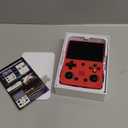 Rhesusco RG36PRO Retro Video Game Console  Support 30000+Classic Games, 64G TF Card, Open Source System, 3.5Inch Screen, 3000mAh Battery, Portable Console for Travel, Gift for Adult or Partner  Red