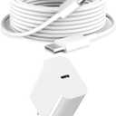 iPad Charger Fast Charging 6ft USB-C Cable & 20W USB-C Charger Block 1-Pack for Apple iPad A16/11th/10th/Pro 13/12.9/11/Air/Mini A17 Pro, iPhone 17/16/15 Series, White