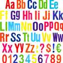134 Pcs 5 Inch Bulletin Board Letters Colorful Alphabet Letters Numbers and Punctuation Cutouts Letters for Bulletin Board Wall Set for Display Board Chalkboard(Rainbow)