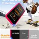 AOTESIER Magnetic for iPhone 15 Case, [Compatible with Magsafe] [Food Grade Silicone] Upgraded Camera & Screen Protection Phone Case with [2 Screen Protectors], 6.1 inch, Hot Pink