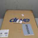 Drive Medical RTL12027RA 2-in-1 Raised Toilet Seat with Removable Padded Arms, Standard Seat