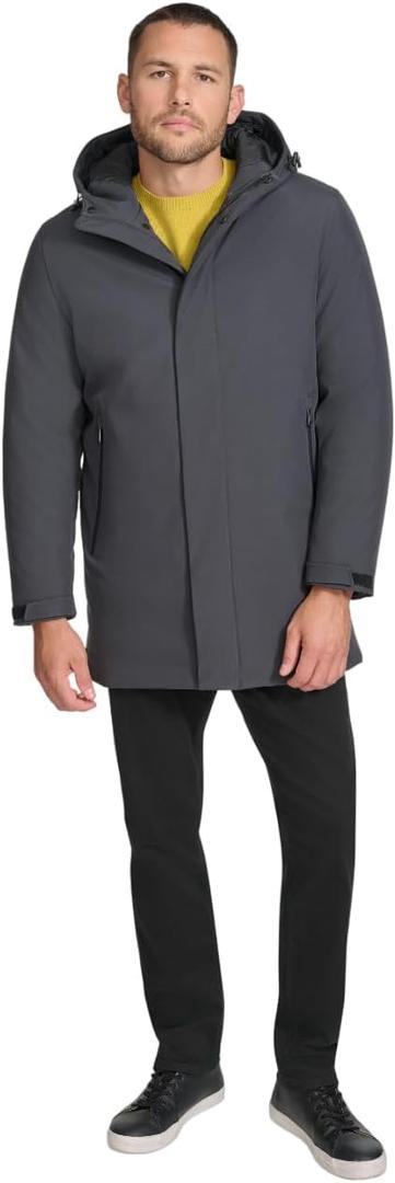 Calvin Klein Men's Outerwear Jacket,Iron, (Gray, XL)