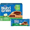 Nutri-Grain Breakfast Bars, Made with 10g Whole Grains, Snack Bars, Apple Cinnamon, 20.8oz Box (16 Count) BBD: 06-15-26