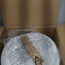 SAMEAT Heated Towel Warmers for Bathroom - Large Towel Warmer Bucket, Wood Handle, Auto Shut Off, Fits Up to Two 40"X70" Oversized Towels, White