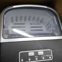 FRIGIDAIRE Retro Compact Ice Maker Machine, Bullet Ice, 26 lb per Day (Black)