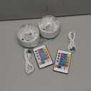 Northern Lights Projector, Rechargeable 16 Color Aurora Night Light Projector Ambient Lighting with Dimmable & Remote Control for Bedroom Kids Teen Girl Gift Room Decor - 2P