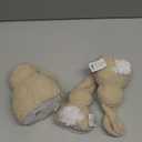 Raz Imports 2024 Natural Appeal 10" Sherpa Bunnies, Set of 3