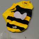 Yoption Dog Cat Bee Costumes, Pet Halloween Christmas Cosplay Dress Hoodie Funny Outfits Clothes for Puppy Dogs Kitten (M)