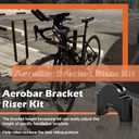 Aerobar Bracket Riser Kit Fit for Profile Design 30mm Height Adjustment - 31.8mm Clamp