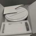 Electric Back Scrubber for Shower - Wall Mounted Exfoliating Brush, Hands-Free Automatic Body Scrubber, IPX7 Waterproof, 3-Speed Adjustment, 3 Replaceable Heads with 50pcs Disposable Shower Caps (White)