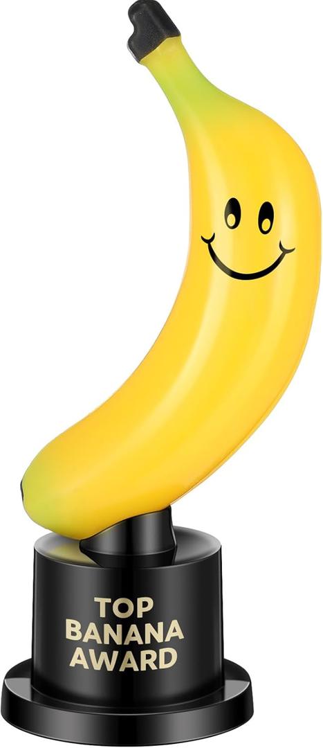 Tondiamo Trophy Celebrate The Top Award 6 Inch Tall Plastic MVP Funny Game Trophy and Awards for Employees Boss Custom Competition Gifts