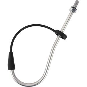 SANLIKE Telescopic Fish Gaff, Stainless Steel Retractable Telescopic Pole with Sea Fishing Hook Tackle for Saltwater Offshore Ice Tool