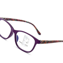 SIADEE Progressive Multifocal Blue Light Blocking Reading Glasses Women Men-Purple 1.0X