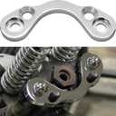 PSLER Springer Front End Riser Handlebar Tree Adapter Converter 3.5 Inches Wide Riser for Bobber Chopper (Chrome)