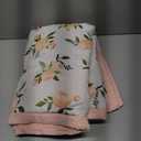 Little Unicorn Muslin Comforter Blanket | Soft & Breathable Muslin Fabric | 36"x50" | 100% Cotton | Crib & Toddler Bed Blanket (Watercolor Roses Grande)