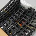 OCHIDO Christmas Train Set, Electric Train Set with Smokes, Lights and Sound, Toy Train Set for Under Christmas Tree, Christmas Tree Train Gifts for 3 4 5 6 7 8+ Year Old Kids