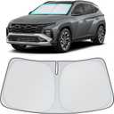 INSAUTO Windshield Sun Shade for 2022-2024 2025 Hyundai Tucson Accessories, [Upgraded 7-Layer Protection], Foldable Front Windshield Sunshade, Block Out UV Rays & Heat, Keep Car Cool