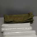 SQUARE MOON Chair Cushions for Dining Chairs, High Resilience Foam Dining Room Chair Pads, Kitchen Seat Cushions with Ties, Machine Washable, 17" x 16" x 2", 4/Pack, Olive Green