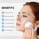 carrotez Ice Roller for Face and Eye Facial Massage Tool, Cooling and Rolling Women Skin Care Cooling for Relaxing and Relieve Fine Lines and Wrinkles and Reduce Puffiness (White)