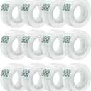 12 Rolls Transparent Tape Refills Rolls, Clear Tape, 1 in Core, 3/4 x 1000 in, Gift Packaging Tape Refill Roll for Office, Home, School