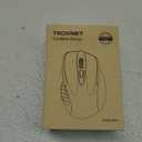 TECKNET Wireless Mouse, 2.4G Ergonomic Optical Mouse, Computer Mouse for Laptop, PC, Computer, Chromebook, Notebook, 6 Buttons, 24 Months Battery Life, 2600 DPI, 5 Adjustment Levels, for Small Hand