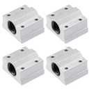 Uxcell SCS8UU Linear Ball Bearing Slide Block Units, 8mm Bore Dia (Pack of 4)