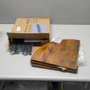 Corner Plant Stand Shelf, 3 Tier Small Shelf Plant Stand for Indoor Plants, Rustic Brown Corner Bookshelf Wall Decor Living Room, 23.2" Display Shelf for Bedroom, Bathroom, Small Space