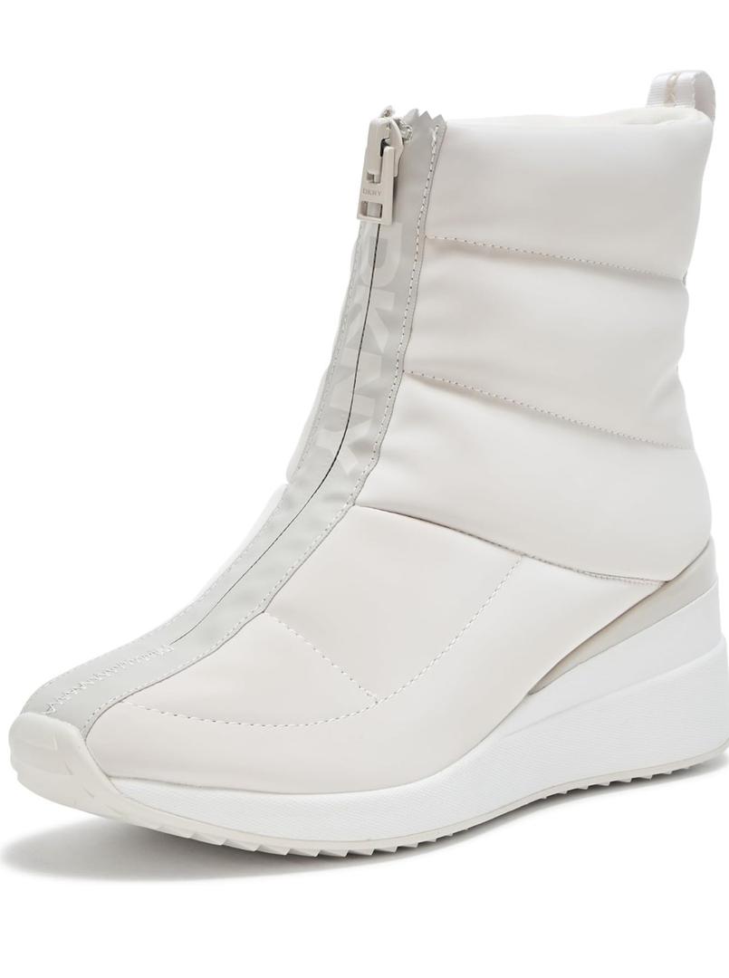 DKNY Women's Shoes Boots, White, 7.5