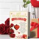 2 x Mcduldu Valentines Day Cards for Husband | Funny Mens Valentines Gifts for Him from Wife