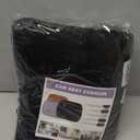 MYFAMIREA Car Seat Cushion Pad 1.2" Thick Comfort Seat Protector for Car Driver Seat Office Chair Home Use Memory Foam Seat Cushion with Non Slip Bottom, 20'' x 18.5'', Black