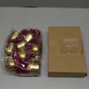 Moxweyeni 2 Sets Christmas Cow Bells with Velvet Bow 18.5 Inch Vintage Bells with Jute Hanging Rope Rustic Gold Ornaments for Wreath Teardrop Swags Wall Door Decoration (Cylindrical)