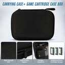 Carrying Case for Gameboy Advance SP,Game Case Holder for GBA SP Accessories,Durable Portable Storage Bag for GBA SP Accommodates 1 Charger,7 Game Cartridge Slots and 3 Cartridge Cases Simultaneously