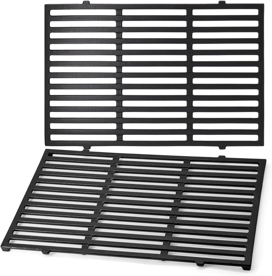 7638 17.5" Grates Replacement for Weber Spirit I & II 300 Series, Spirit 700, Genesis 1000-3500, Spirit E/S-310, E/S-320, E/S-330, Genesis Silver Gold Platinum B/C,Weber 900, Replaces for 7639