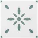 Peel & Stick Floor Tiles Self Adhesive Vinyl Flooring for Kitchen Bathroom Laundry Room Pet House Fireplace 10 Sheets 8"x8" Removable Floor Stickers Home Decor DIY (Light Green)