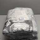 Washable Area Rug 8'x10' Cyan Khaki Retro Boho Design Non-Shedding Non-Slip Easy Care Ideal for High Traffic Areas in Living Room Bedroom Office Coffee Table Kitchen Large Carpet