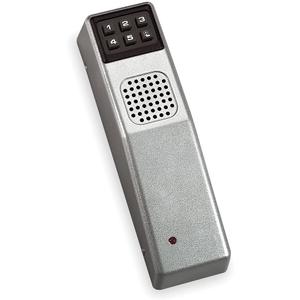 Alarm Lock PG30MS Pilfergard 95 Decibel Dual Piezo Siren Surface Mount Keypad-Controlled Door Alarm, 9V Battery, Metallic Silver Finish