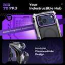 SmallRig Megatron Edition Dual Handheld Video Cage Kit for iPhone 17 Pro, Wireless Control Handle, Quick Release, Filmmaking & Live Streaming Kit with Case, Rotatable Handles, Lens Backplate-5585
