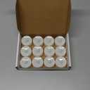 12 Pack Warm Yellow LED Tea Lights, Last 100H+, Flickering Flameless Battery Operated Tea Lights for Decor