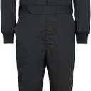 J-RACING® Racing Suit Karting Suit/Race/Rally Go Kart Auto Racing Fire SFI 3.2A/1 (Black-L)