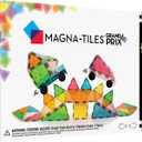 MAGNA-TILES Grand Prix 50-Piece Magnetic Construction Set, The ORIGINAL Magnetic Building Brand, Small, Large
