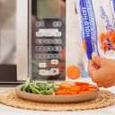 Ziploc Zip 'n Steam Food Storage Cartons for Meal Prep, Healthy Meals in Minutes, Microwave Safe, 10 Count