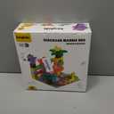 Kids Marble Run Building Block Dinosaur, Montessori Learning Resources STEM Toy Bricks Maze Puzzle Set Race Track Compatible with Major Brands for Age 3 4 5 6 7 8+ Boys Girls Birthdays