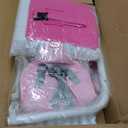 2-in-1 Baby Jumper & Swing - Foldable Stand, Stable Toddler Swing Set for Indoor & Outdoor Use (Pink)